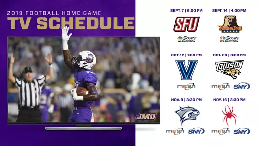 2019 Football TV Schedule