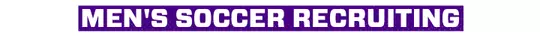 Men's Soccer Recruiting Header