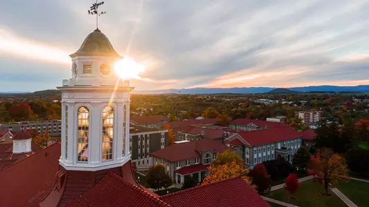 JMU Campus Sunset
