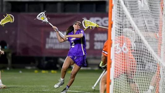 Lilly Boswell shoots vs. Virginia Tech