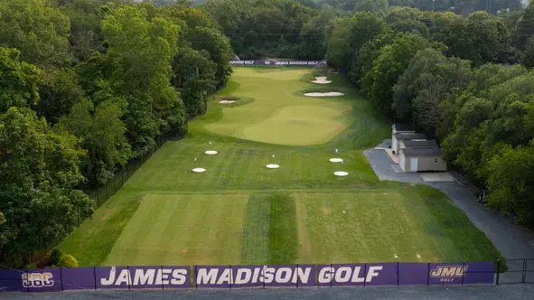 Golf Short Game Facility Aerial Summer 2023