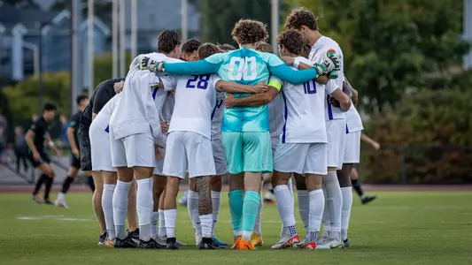 Men's Soccer Huddle