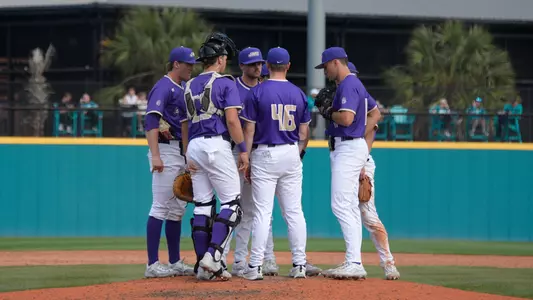 Baseball pitching huddle