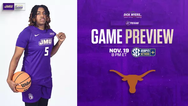 JMU WBB Game Preview vs Texas 111925