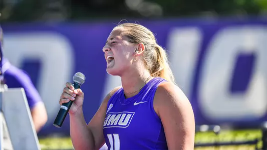 Avery Ruckman Singing National Anthem vs Wake Forest 102024
