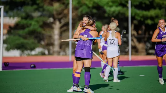 Azul Covarrubias Hug w_Alice Roeper vs Towson 091225