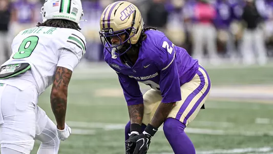 Jayden Mines lines up on special teams against Marshall
