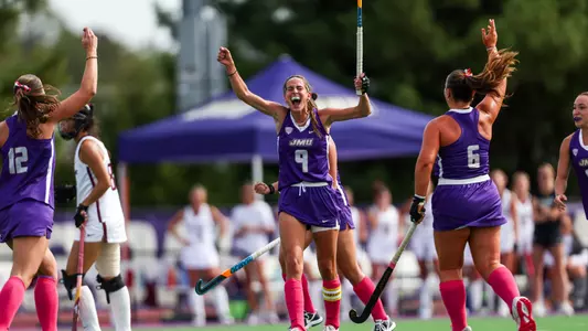 Covarrubias and the Dukes celebrate against Bellarmine