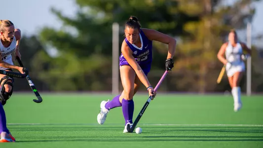 Mika Hilburger Dribbling Upfield vs Towson 091225