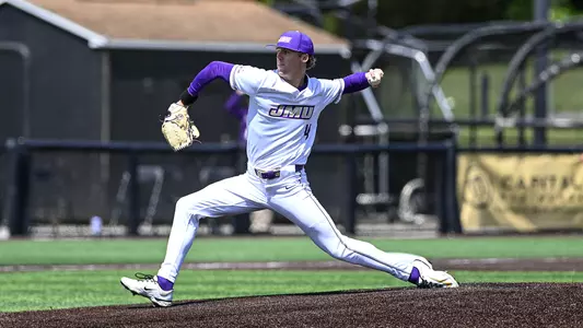 Tyler Lutz throwing a pitch against App State.