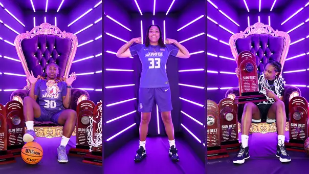 JMU WBB Transfers Jones-Brown, Moore, and Taylor