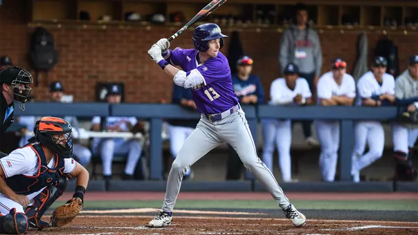Will Haacke about to take a swing at UVA.