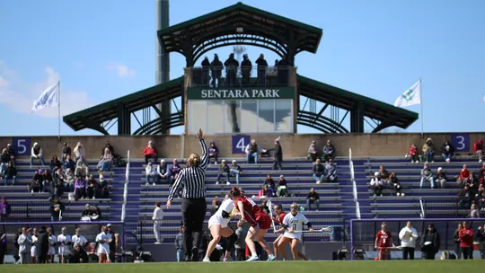 JMU vs Temple Lacrosse being played at Sentara Park