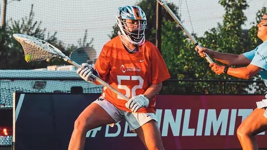 Molly Dougherty playing with the AUPro league