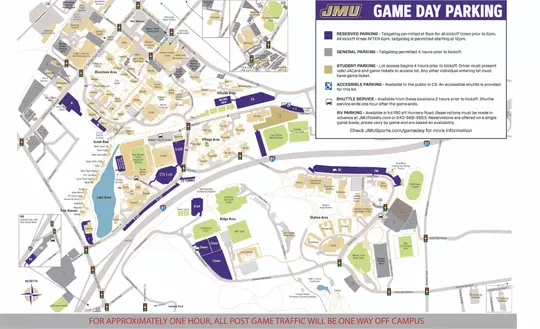 Football Parking Map 2026