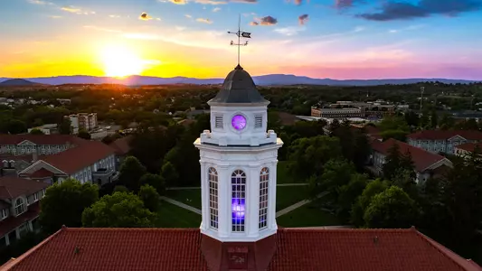 Wilson Hall Sunset