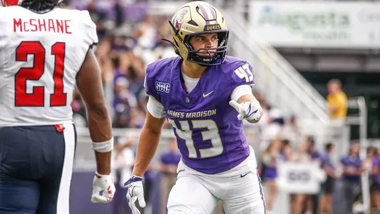 Miles Halbert lines up at wideout against Liberty