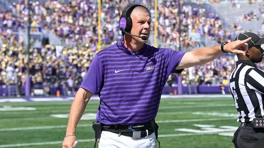 Billy Napier coaches the Dukes against Liberty