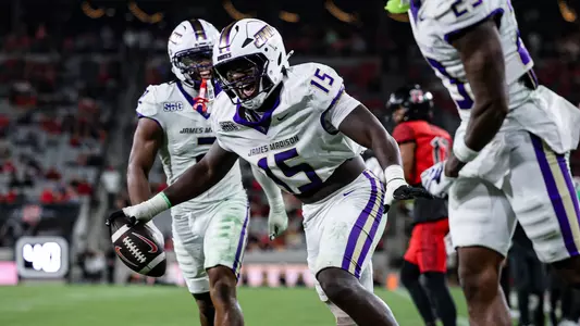 JT Hooten celebrates after causing a turnover at San Diego State