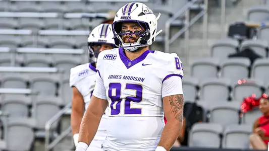 Thatcher Miller during pre game warmups at San Diego State