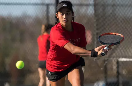 The Jacksonville State men's tennis team deafested West Alabama, while the women's tennis team fell 4-3 to West Alabama. Genevie Ulanday