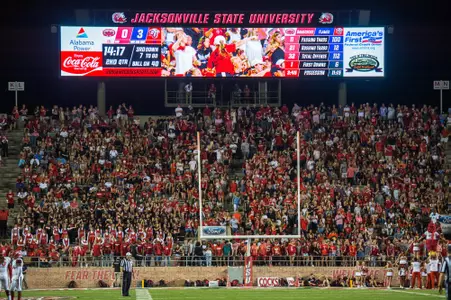 The Jacksonville State University gamecocks defeated the Liberty University flames 31-10.