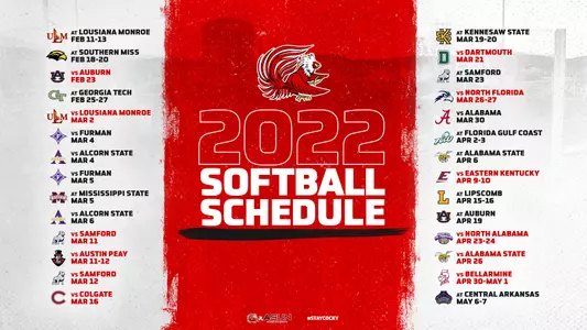 Softball Schedule