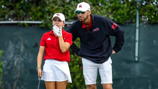 Jacksonville State golfers during day one of The Southern collegiate golf tournament at Savannah Golf Club on October 17, 2022 in Savannah, Georgia. (Photograph by AJ Henderson / Georgia Southern Athletics)