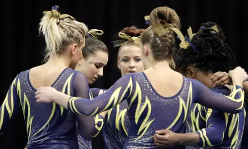 Gymnastics Team Huddle