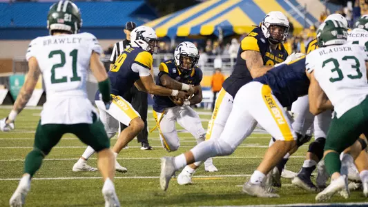 Kent State football wins 31-24 in overtime against Ohio University at Dix Stadium on October 1, 2022.Marquez Cooper, running back, Junior, 1