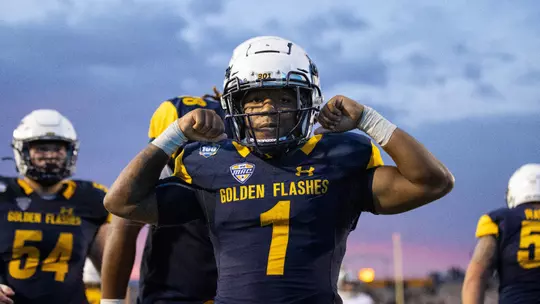 Kent State football wins 31-24 in overtime against Ohio University at Dix Stadium on October 1, 2022.Marquez Cooper, running back, Junior, 1
