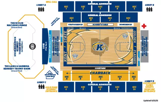 Women's Basketball Gym Map