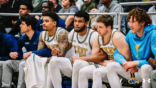 men's basketball bench vs. Ohio