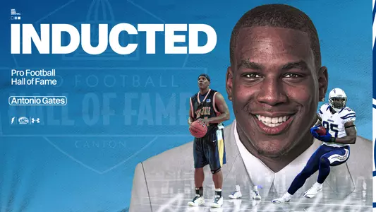 Antonio Gates Pro Football Hall of Fame Graphic