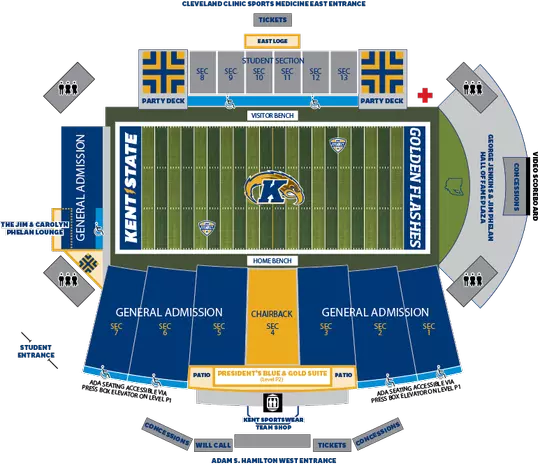 Football Seating Map