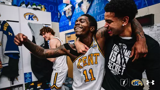 Cian Medley in locker room