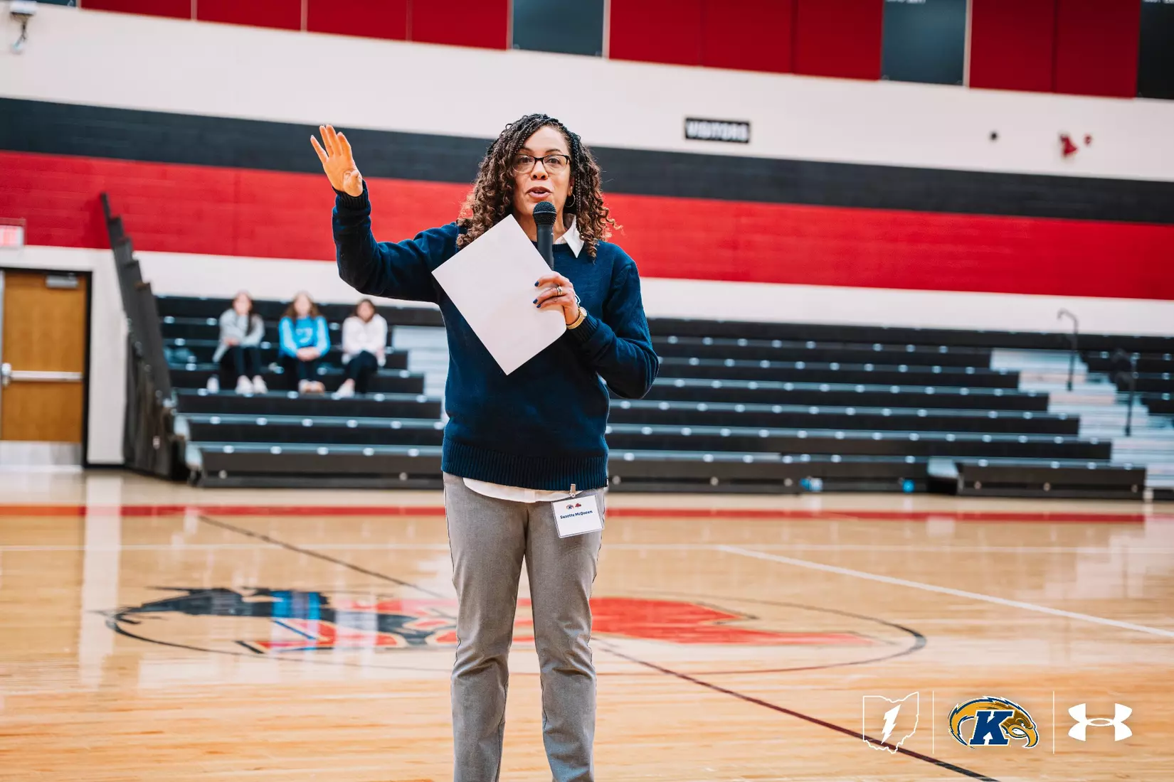 Golden Flashes visit Roosevelt High School, Kent, Ohio, March 6, 2025