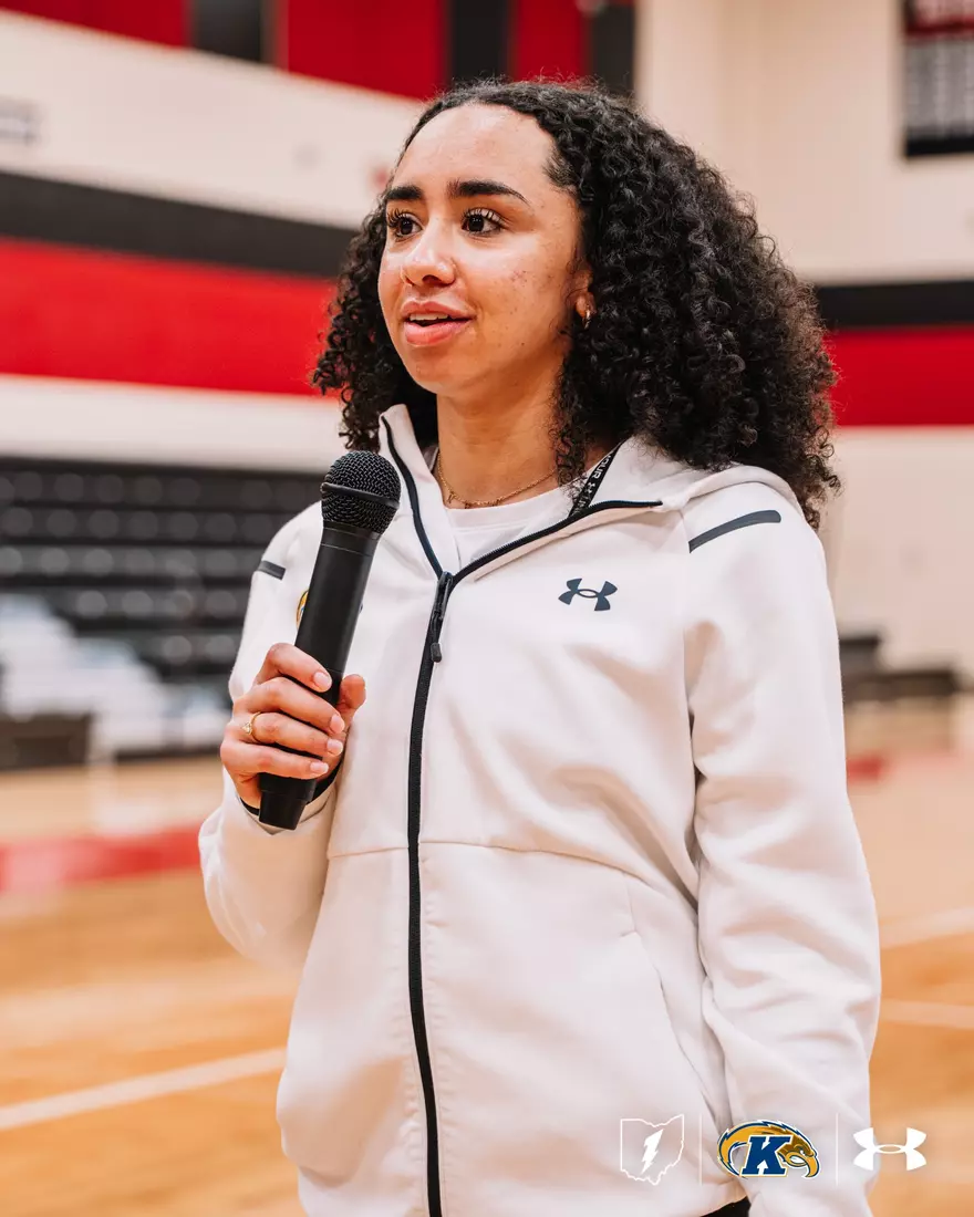 Golden Flashes visit Roosevelt High School, Kent, Ohio, March 6, 2025