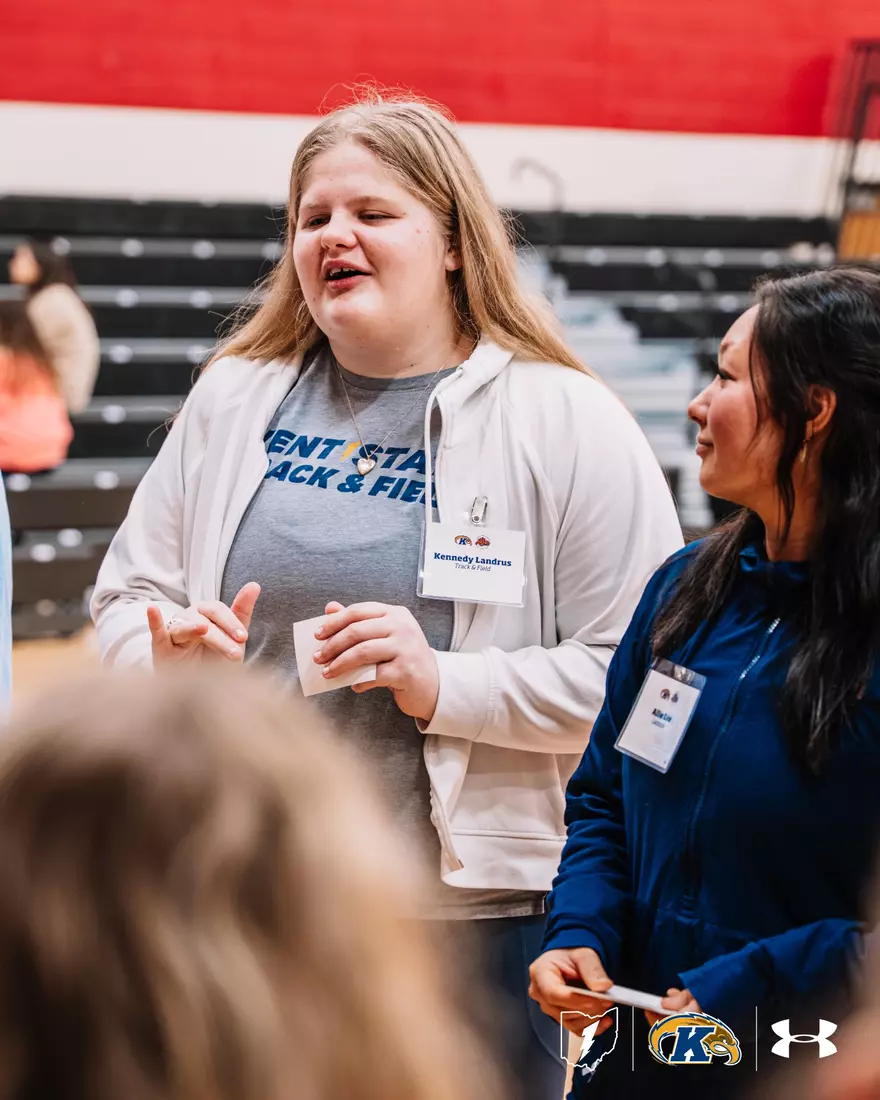 Golden Flashes visit Roosevelt High School, Kent, Ohio, March 6, 2025