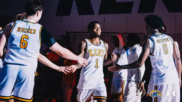 Cian Medley during walk outs vs. Bowling Green