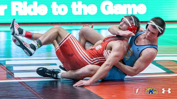 Wrestling vs Kent State 01-24-26:
SIUE Cougars host Kent State for a wrestling match at the Vadalabene Center on the campus of Southern Illinois University Edwardsville, Saturday, January 24, 2026. (Photo: Scott Kane/SIUE Athletics)