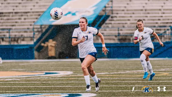 KSU Soccer Rain Simon