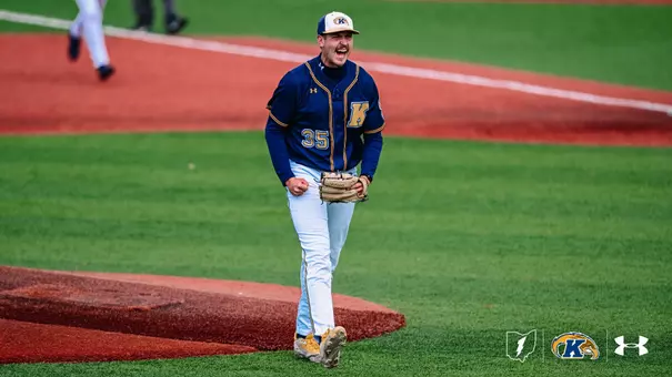 Caden Leonard celebrating