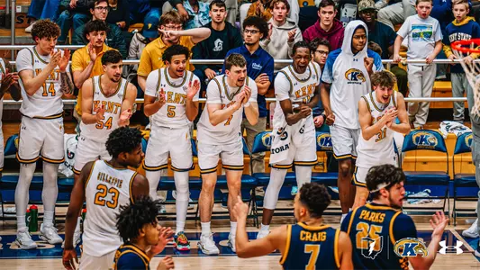Men's Basketball bench versus Toledo 2026