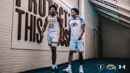 Delrecco Gillespie and Rayvon Griffith in tunnel before Miami (OH) 2026