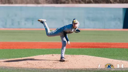 Brody Krzysiak pitching at Wright State