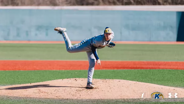 Brody Krzysiak pitching at Wright State