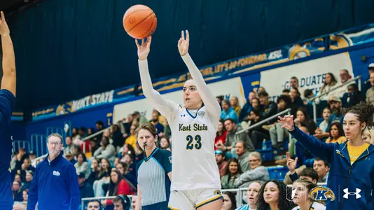 Mya Babbitt in action against Akron