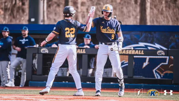 Nolan Belcher and Brody Williams celebrating together