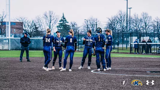 Softball circle up at Buffalo